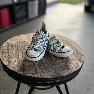 Converse Kids White Dinosaur Sneakers